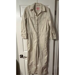 Levi's Cream Jumpsuit